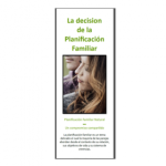 The Family Planning Decision Brochure Spanish Edition